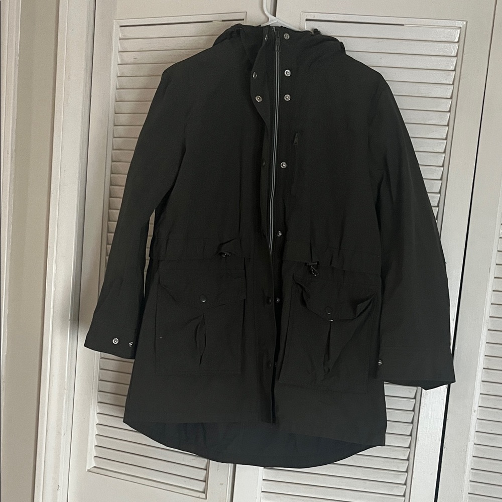 J. Crew Olive Lightweight Rain Jacket - image 1